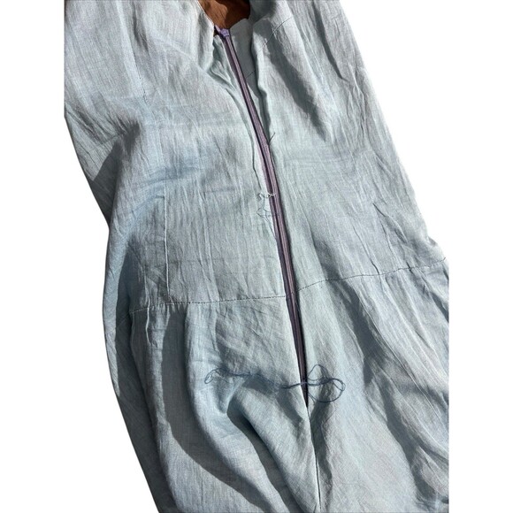 Vtg Domin y2k dark fairy grunge dress blue brown Hippie Tie Dye - Picture 14 of 15